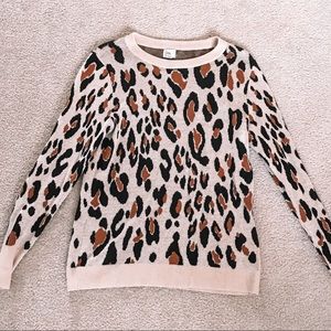 Target A new day leopard print sweater